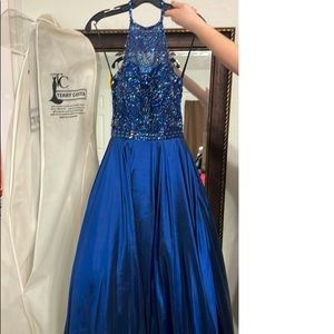 Halter top ball gown